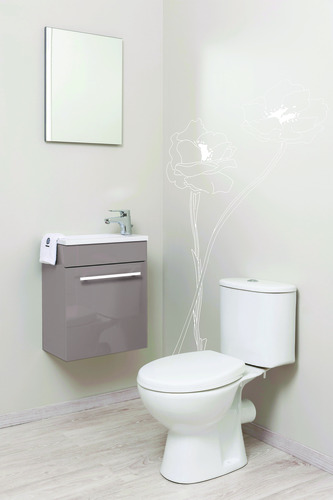 Lave Mains NINO taupe largeur 44cm à suspendre